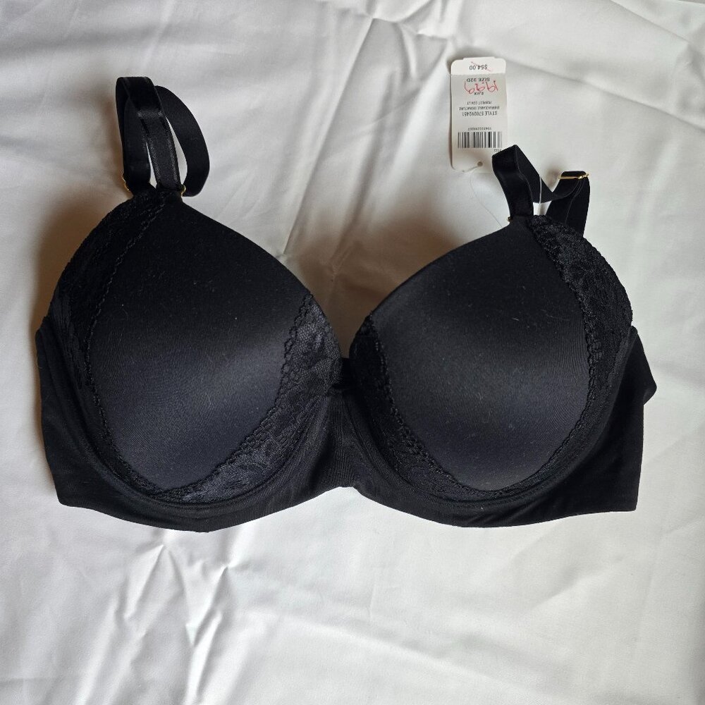 Soma Embraceable Signature Perfect Coverage Bra 32D, Black, NWT